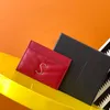 Дизайнерский топ один качественный подлинный мини -сумки карт кошелек кожаный корпус роскошный мод