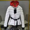 Outono e inverno Mulheres para baixo jaqueta espessante quente 90% branco pato para baixo mulheres terno de esqui cor casaco fino moda 211108