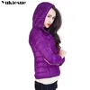 Women Winter Down Jackets Hooded Korean Slim Thin Puffer Jacket Portable Windproof Warm White Duck Clothes Autumn Coat 210608