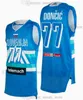 2021 Maglie da basket Luka Doncic 77 Jaka Blazic Vlatko Cancar Goran Dragic Mike Tobey Jakob CebaSek MURIC NIKOLIC HROVAT PREPELIC RUPNIK