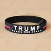 Trump 2024 Silicone Bracelet Party Favor Keep America Great Wristband