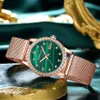 CRRJU Gold Watch Women Quartz Watches Lady Waterproof Wristwatch Womens Bracelet Female Clock Relogio Feminino Montre Femme 210616