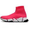 36-45 2021 Lüks Tasarımcılar Erkek Çorap Ayakkabı Tasarımcısı Kadın Erkek Günlük Ayakkabılar Çorap Eğitmenler Üçlü Loafer'lar Eski Spor Spor Ayakkabılar Bayan Çizmeler