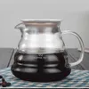 Glas molnformad vattenkokare återanvändbara pott värmebeständiga tekanna kaffe redskap 360/600/800 ml