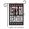 30 * 45cm FJB 가든 플래그로 가자 Brandon USA Biden Flag 편지 스타 패턴 인쇄 배너 5 26WF H1