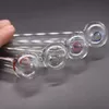 Mini pipes à fumer en verre avec tuyau de brûleur à mazout latéral coloré de 12 cm de longueur Personnaliser