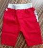 Estate Casual 3-12T Anni Lettera di Compleanno per Bambini Belli Patchwork in Cotone per Bambini Adolescente Pantaloni al Ginocchio Capris 210701