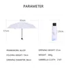 Femmes Mini Poche Petit Parapluie De Pluie Anti UV Paraguas Parapluies Coupe-Vent Lumière 5 Pliant Portable Pour Garçon Fille