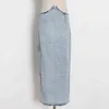 Пэчворк джинсовые женские платье квадратный воротник с плеча без рукавов высокая талия сексуальные тонкие платья женские лето 210520