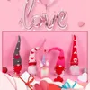 NewValentine's Day Couple Love Heart Decoration Rudolph Faceless Dwarf Doll Party Home Restaurant Tabletop Window Props Presenter RRA10656