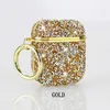 Earphone cases Diamond Airpod Case Bling Full Cover Protector Headphone Bag for Apple Bluetooth Wireless Charging Headset