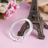 Bangle Fashion Simple Men Women Cool Silver Plated Twisted Round Cuff Party Casual Jewelry 2021 Opened Hand Bracelet