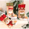 Borsa regalo calza di Natale stampata tridimensionale Il vecchio pupazzo di neve ornamenta i piccoli doni dei bambini