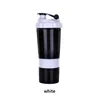 Vattenflaska 500 ml Pulver Portable läckage Läckage Milkshake Shake Cup Utomhus Sport Fitness Exercise