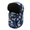 Mode varm keps vinter män original design hattar för kvinnor vattentät huva hatt cool balaclava camouflage bomber cykla kepsar masker