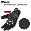 INBIKE Hard Shell Protection Motorcycle Men Shockproof Thicken TPR Palm Pad Motorbike for Riding Motocross Gloves