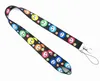 Panda Telefoon Cartoon Student Kaart Werk Sleutelhanger Badges Card Tether Blue Pink Red Lanyard Gift Geheel