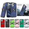 Shocksäker hybrid PC TPU Armour Car Holder Magnet Defender Case för Oppo Reno 5 Lite A94 Finger Ring Cover A