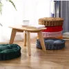 ファッショナブルな家庭用家具日本の畳プーチアン韓国の床のクッションラウンドの丸太の丸太の造られた椅子クッションF8226 210420