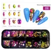 Gemengde vorm edelstenen Crystal Strass Nail Art Decoraties AB Flat Terug Glanzende Stenen 3D Steentjes Accessoires