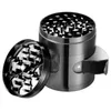 Zinkmetall Smidigt tallrik Rökrömmar Tillbehör 63mm Fyra lager Zinc Alloy Tobacco Grinder Cigarette Crusher