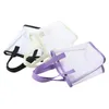 Förvaringspåsar Tjejens färgglada handväska Portable Swimming Beach Bath Ren och fräsch mesh Kosmetisk Bento Lunch lätt att rengöra