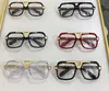 Vintage Square Eyeglasses Frame for Men Gold Black Clear Lens Glasses Eyewear Men Fashion Sunglasses Frames with Box