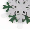 Рождественский орнамент войлот Снежинка Подвеска DIY Украшение Рождественское дерево Подвески Подвески Ремесла Бесплатный DHL FEZ