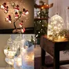 Cuerdas 5M 10M LED Luces de cadena Alambre de plata Guirnaldas Festoon Fairy Light Decoraciones navideñas para la habitación Árbol con batería