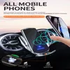 15W Qi Car Wireless Charger for iPhone 13 12 XS XR X 8 Magnetic USB Infrared Sensor Phone Holder Mount