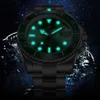 LIGE Watch Men Automatic Mechanical Clock Fashion Sapphire Glass 316L Steel 100 Waterproof Watches men's wrist 210804