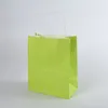 Sublimação Envoltório Ambiente Amigável DIY Multifuncional Soft Color Papel Saco Com Handles Festival Presente Sacos de Compras Kraft Bag