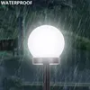 Soğuk Beyaz 2x Güneş Lambaları Algılama Topu Akıllı Işık Kontrolü Açık Su Geçirmez Çim Işıkları Tek Lamba Boncuk 2 V 40mah Aydınlatma Yard Veranda Yürüyüş