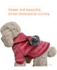 Vêtements pour chiens Vêtements pour animaux de compagnie pour chiens Chiot Hoodies Manteau Sweat-shirt d'hiver Pull chaud Dogg Outfits Blank Doggy Hoodie Sweatshirts Pullover Jackets Wine Red A24