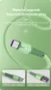 Быстрый заряд Светодиодный свет TPE мягкий тип C Micro USB-кабели 1 м 3 фута для Samsung S10 S20 S20 S21 Xiaomi M3 M4 HTC Android телефона PC
