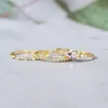 Cluster ringen ins style gouden kleur nobele trend voor vrouwen entry lux zirkon midi vinger meisje jubileum sieraden kar229