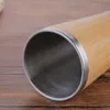 Tazza da tazza da tè in legno con bottiglia di acqua in acciaio inox tazza da caffè in legno con coperchio con coperchio JJA9152