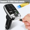 JINSERTA Remote control Car Kit MP3 Player Hands Bluetooth 50 FM Transmitter Dual USB Car Charger TF Flash USB Music Play8252184