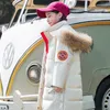 Kızlar Winterjacket Kalınlaşmak Hiçbir Yıkama Çocuk Snowsuit Genç Giyim Gerçek Kürk Yaka Çocuklar için Moda Parkas Kız 5-12YRS H0909