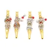 Portasigarette in metallo colorato a forma di animale Portasigarette incastonato in diamante Stile mediorientale per accessori per fumatori di pipa