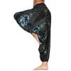 Women Boho High midja Loase Yoga Pants, Harem Baggy Hippie Aladdin Genie Beach Pants H1221