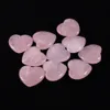 Coeur naturel Turquoise Rose Quartz pierre amour pierres nues coeurs ornements main poignée pièces collier à faire soi-même accessoires 20mm