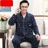 Men Pyjama Set Soft Long Seleeve 2 Pcs Sleepwear Suit Male Sleep Clothing Night Home Wear Casual Pajama Pijama Hombre 211111