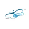 Nordic Children's Room Searing Light Pink / Blue Cartoon Butterfly Lead Bedroom Lamp AC85 - 265V