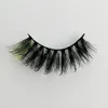 Groothandel nep wimpers kleurrijke faux nertsen wimpers kleuren valse wimper pluizig zachte cilias Vendor Lash extension make-up