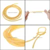 Motståndsutrustning Tillbehör Sport OutdoorsResistance Bands Natural Latex Tube 6 * 9mm Fitness Bungee Elastiska Rope Slings Gummi Tubes N1