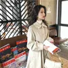 Werueruyu الشتاء معطف الصوف أنيق أزياء المرأة الطويلة المعاطف الكلاسيكية الكورية معطف الاحماء الصبلي أبلى 210608