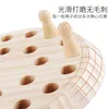 Kids Wooden Memory Match Stick Chess Fun Color Game Board Puzzles Educational Cognitive Ability Learning Toys for Children