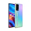 원래 Realme x7 Pro Ultra 5G 휴대 전화 8GB RAM 128GB ROM MTK 1000 Plus 64MP AI 4500mAh 안드로이드 6.55 "AMOLED 전체 화면 지문 ID 얼굴 NFC 스마트 핸드폰