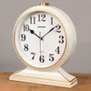 Large Desk Clock Silent Watch Retro Creative Living Room Antique Table Clock Desktop Bedroom Reloj De Mesa Home Decoration Gift 211111